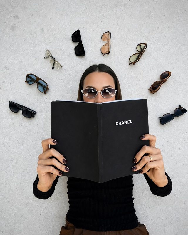 Composição editorial de beleza e acessórios